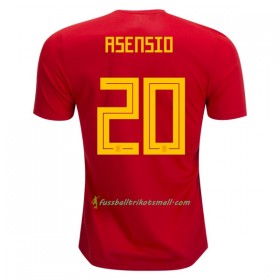 Fußballtrikots Spanien Asensio 20 WM 2018 Heimtrikotsatz kaufen